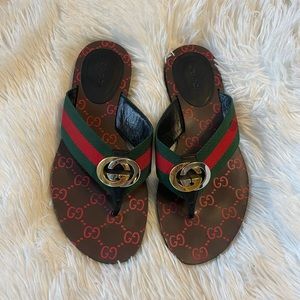 Gucci sandals GG THONG SANDAL